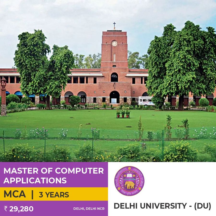 MCA at Delhi University (DU), Delhi